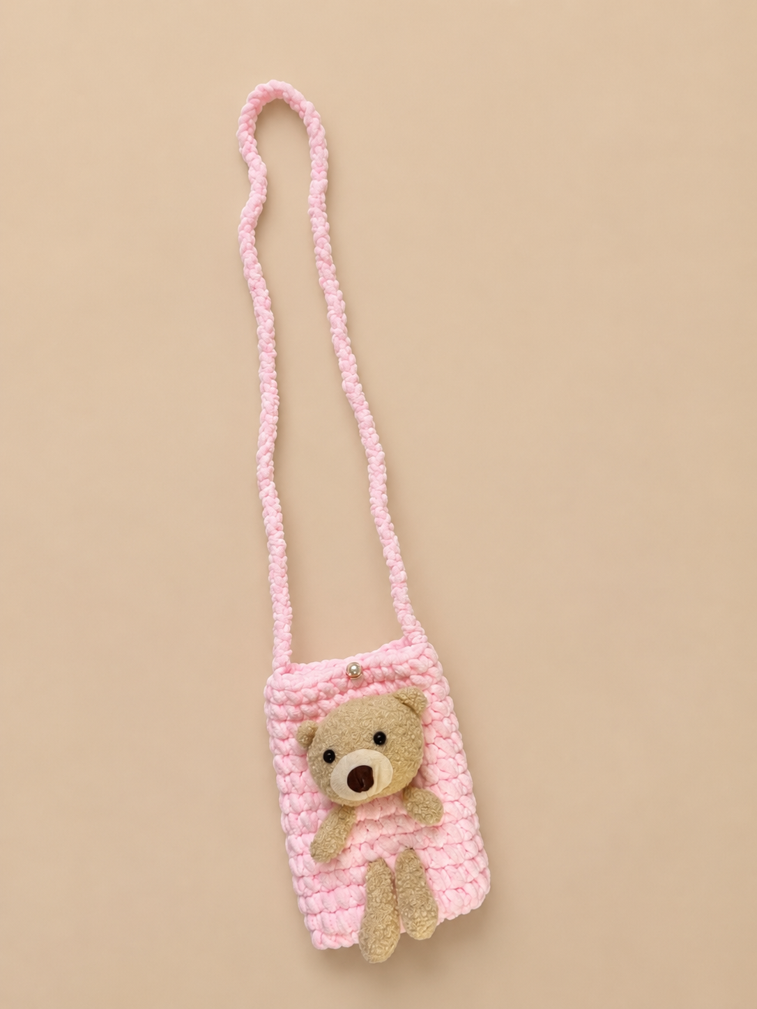 PinkteddySling Pink Mini Teddy Sling - Image 1