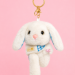 Fluffy Bunny Plush Keychain