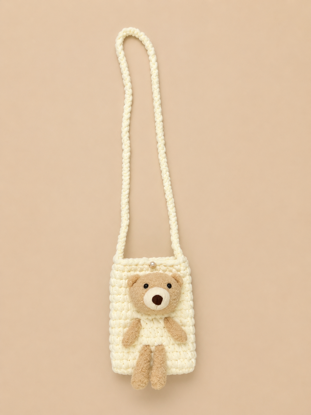 creameteddySling Cream Mini Teddy Sling - Image 1