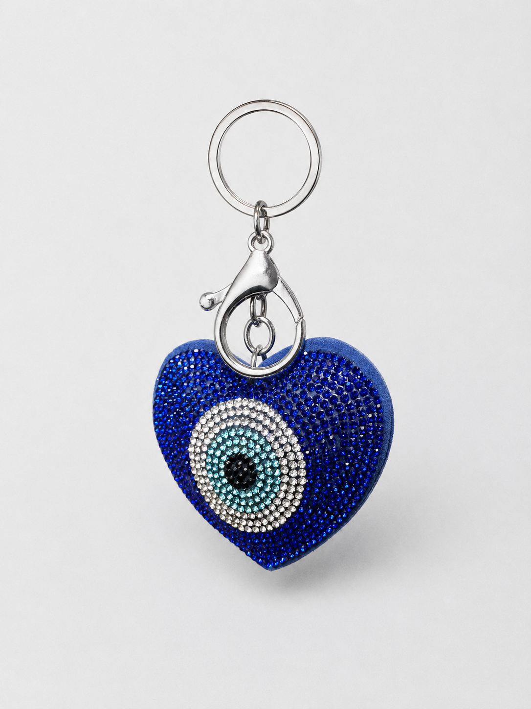 evil image Evil Eye Heart Keychain - Image 1