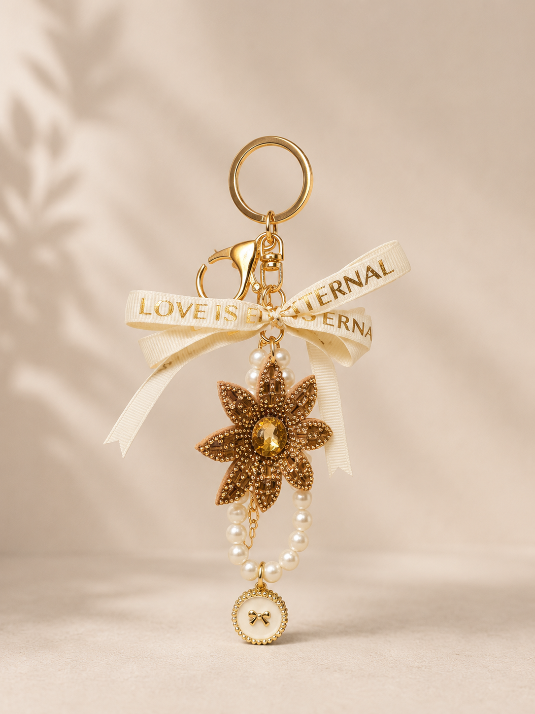 golden Golden Bloom Bag Charm - Image 1