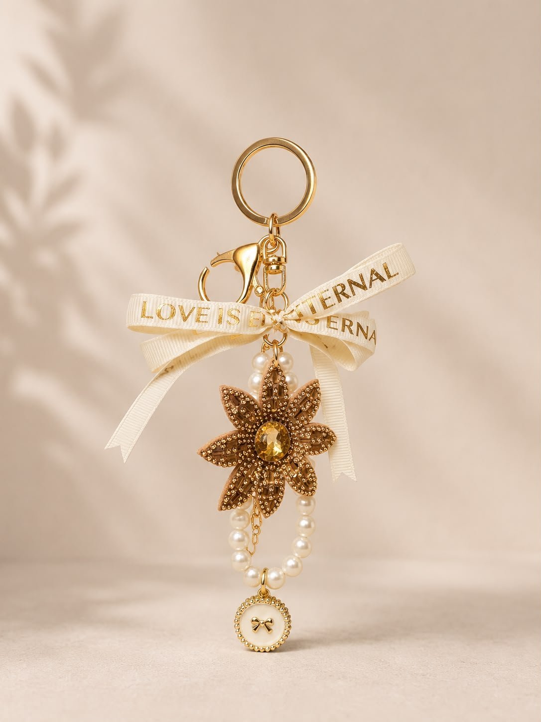 Golden Bloom Bag Charm - Image 3