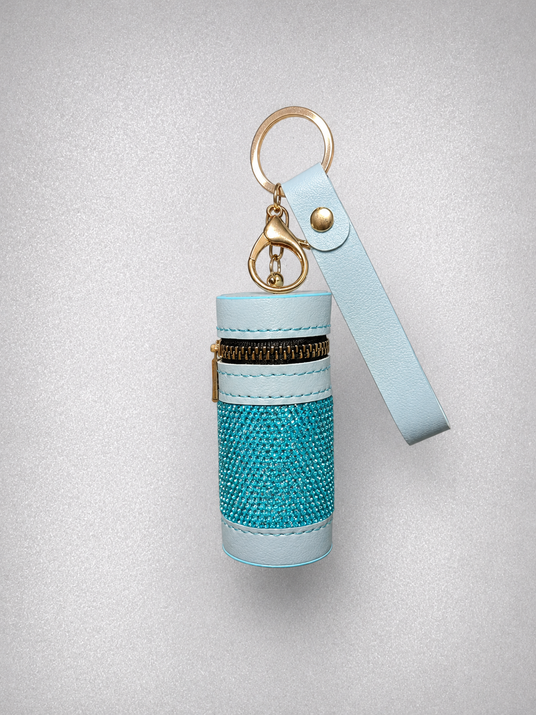 Sparkle Mini Cylinder Keychain Bag Charm - Image 3