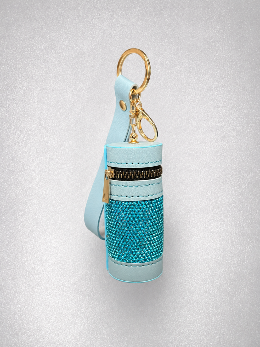 Sparkle Mini Cylinder Keychain Bag Charm