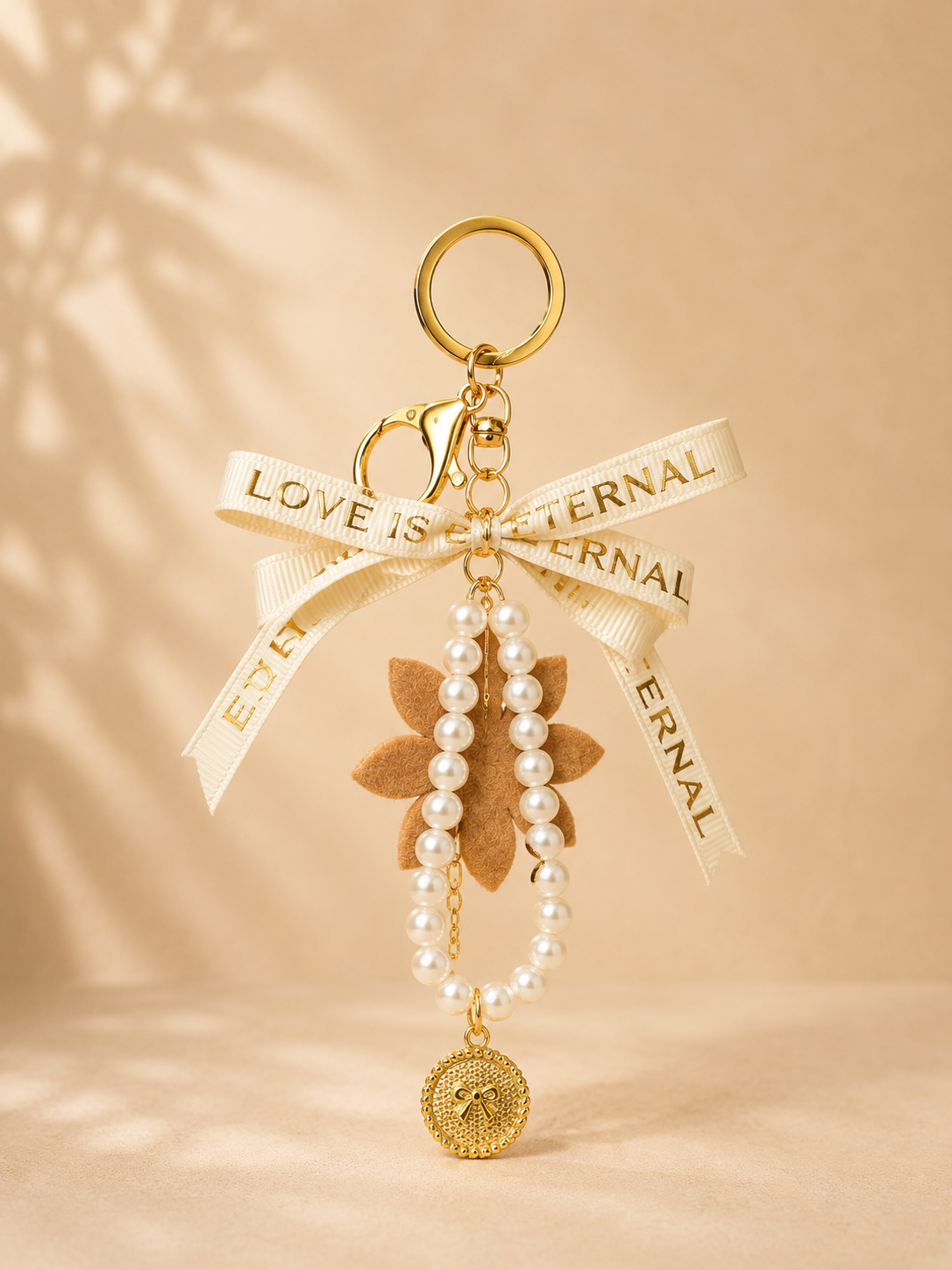 Golden Bloom Bag Charm - Image 2