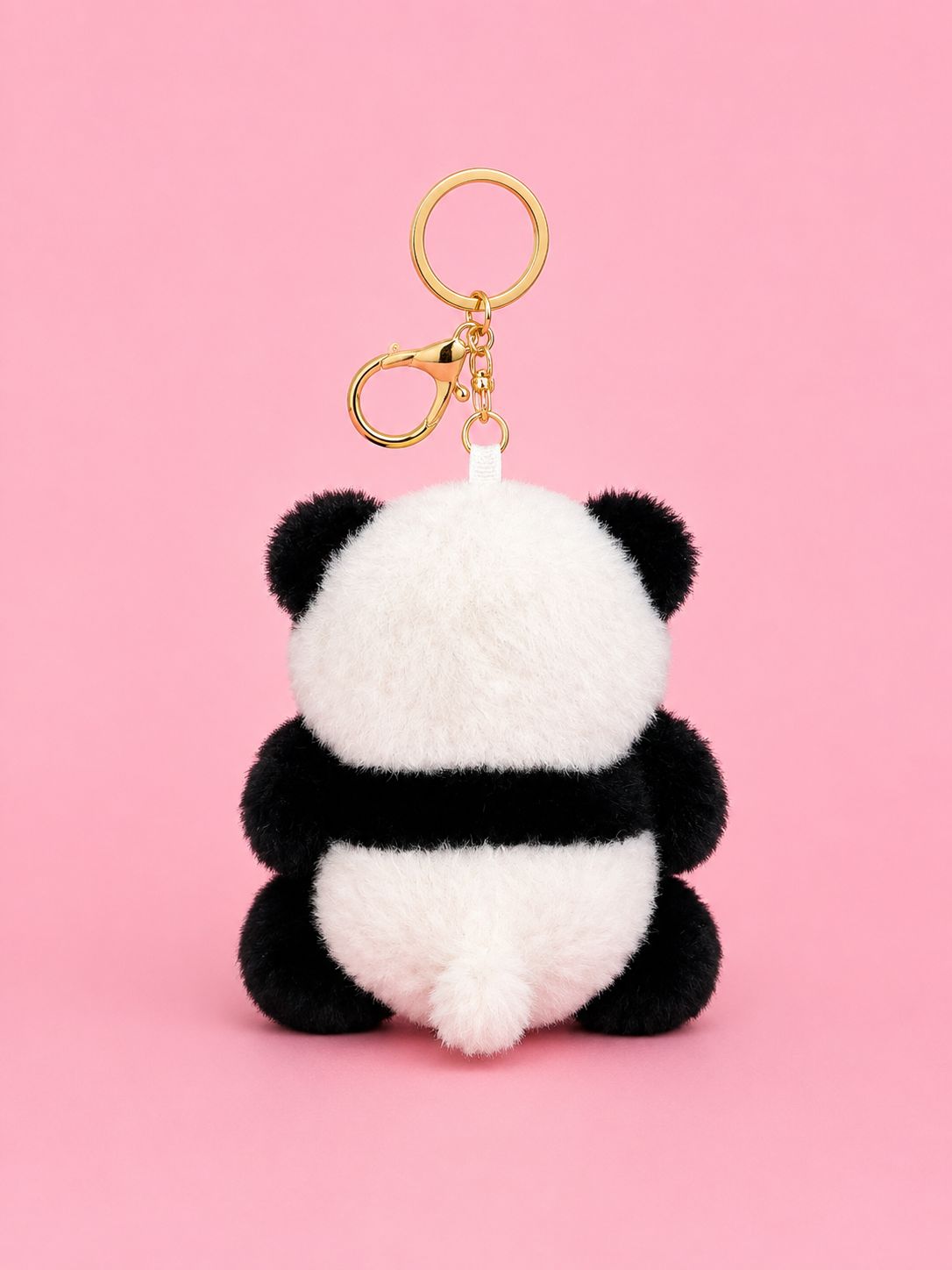 Plush Panda Bag Charm & Keychain - Image 2