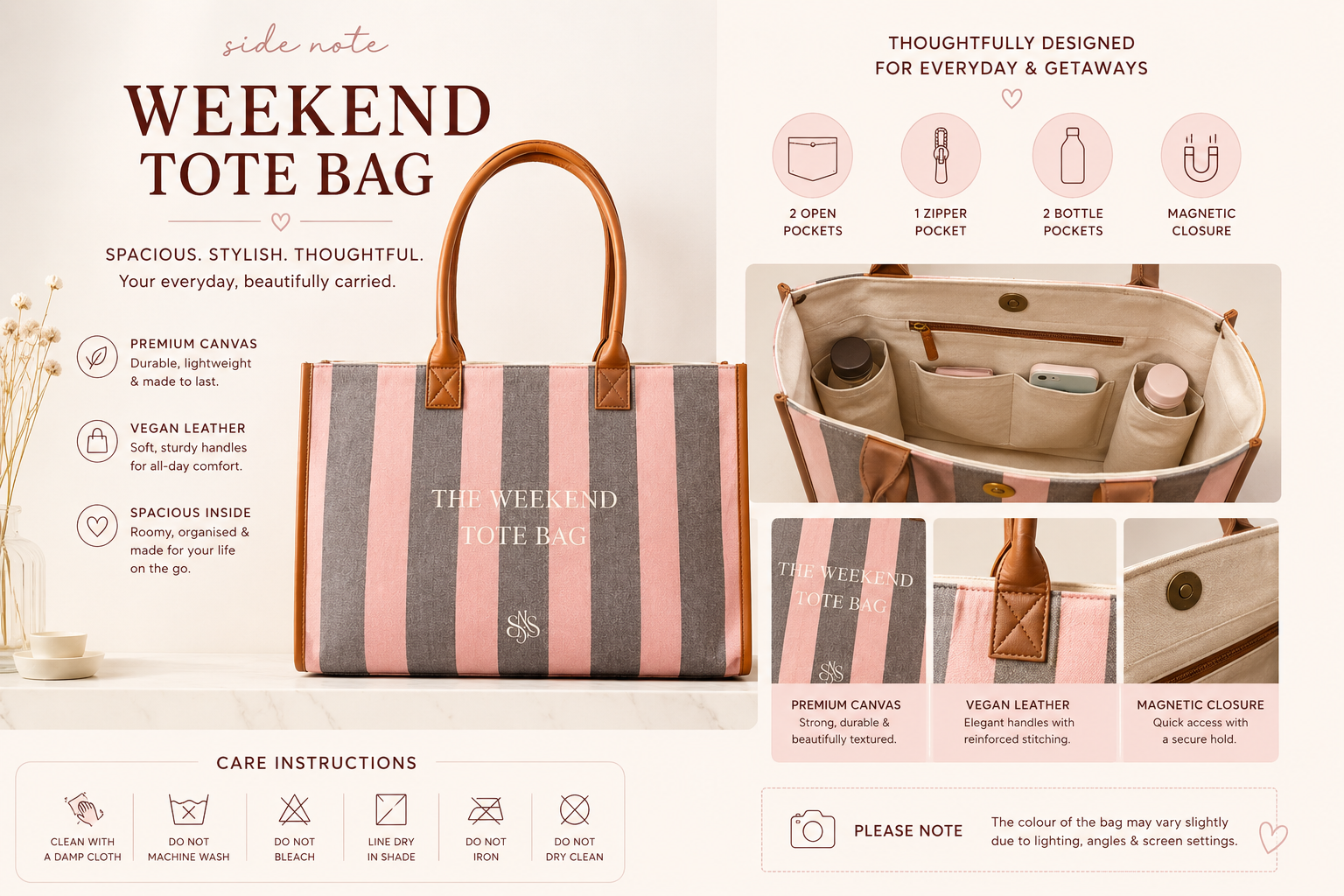 Weekend Tote Bag - Image 4